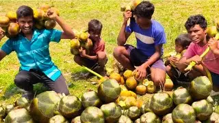 ICE APPLE RECIPE |  Ice Apple Village Style Cutting | Tal Ka Khandi | Ice Apple Juice Village Style
