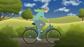 How I Made a Bicycle Scene in Toon Boom Harmony – Speed Animation