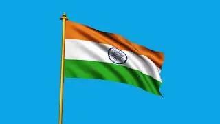 Indian Flag Waving Free Stock Footage   Animated VIdeo Background   Independence day status 2026
