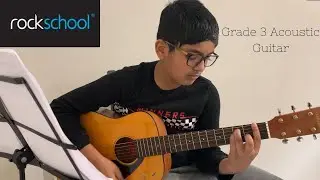 #rockschool #musicexam #usa Rockschool Exam || Acoustic Guitar Grade 3 || Bose Academy of Music