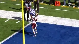 Redskin's CB Josh Norman Picks Up Odell Beckham Jr Bizarrely Carries Giants WR