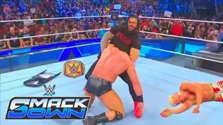 WWE Smackdown 15 January 2026 Roman Reigns Attack Drew McIntyre WWE Smackdown 15 January 2026