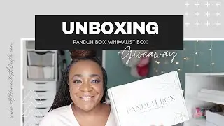 Panduh Box September Box UNBOXING + GIVEAWAY! | At Home With Quita