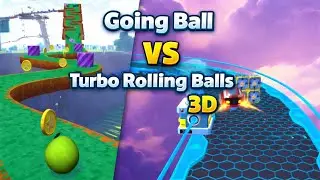 Challenge between☠️Going ball vs Turbo Rolling Balls 3D📈🎮