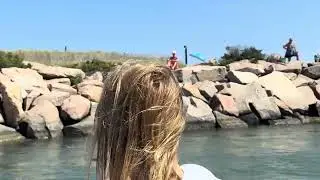 Ninigret Breachway on OHM party boat