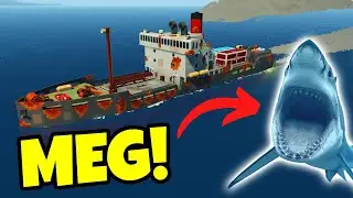 SPY SHIP MEGALODON SURVIVAL In Stormworks!