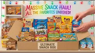 NEW 101 Yummy Snacks Opening (ASMR) Oreo Pop tart Grandmas Cookies Zebra Cakes 🎂🍰