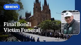 Former detective Peter Meagher honoured in last Bondi terror funeral | ABC NEWS