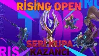 YENİ SEZONUN İLK RİSİNG OPEN TURNUVASI | 🏆 3 MAÇTA KUPA 🏆
