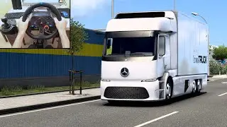 Mercedes-Benz Urban E-Truck - Through Spain | Euro Truck Simulator 2 | Logitech G29 Gameplay