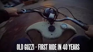 First ride in 40 years - barn find Moto Guzzi Galletto! I Part 10