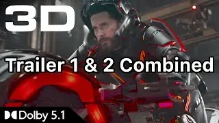 3D Trailer 1 & 2 | Tron: Ares | 4K HDR | Dolby 5.1