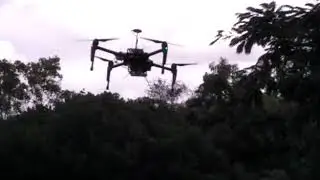 DJI Matrice100 Drone Flying