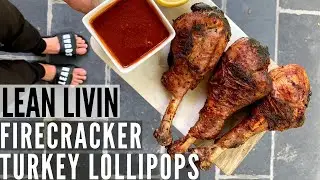 FIRECRACKER TURKEY LOLLIPOPS | BBQ TURKEY LEGS