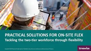 Practical Solutions for on-site flex in Construction