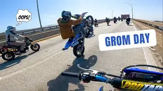 MAIS DE 300 MOTO NA RUA, GROM DAY 2022 ! | BUW LIFE |