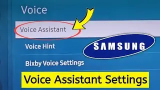 Samsung TV || Voice Assistant Settings || Amazon Alexa || Bixby || What is Voice Assistant on Samsun
