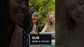 Glib | Glib Meaning | One Minute English #dailyuseenglishwords #shorts