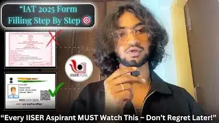 IAT 2025 Registration Step by Step | IISER 2025 #iat2025 #iiser #iisc #iitm