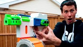 БЕЗУМНЫЙ ПОЛНОСТЬЮ АВТОМАТИЧЕСКИЙ NERF-ПУШКА! | Проект FDL-2