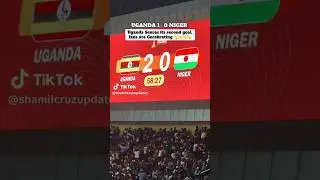 Uganda Cranes defeats Niger in a football match