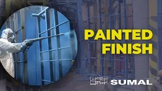 SUMAL |  The painted finish of our metal roll container for industrial laundries