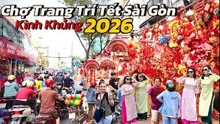 Bất Ngờ Chợ Hoa Đồ Tết Sài Gòn 2026 Bùng Nổ Chưa Từng Có Khách Nườm Nượp Hỏi Mua 