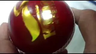Cricketgraph Approved Kimati Red 3 Star Leather cricket ball