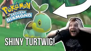 I Got a Shiny Turtwig after 18 Hours in Pokemon Brilliant Diamond.