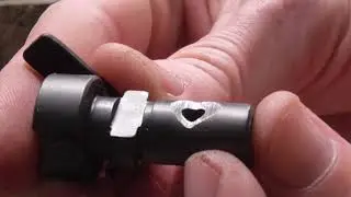 Modifying a FAL gas plug for suppressor use