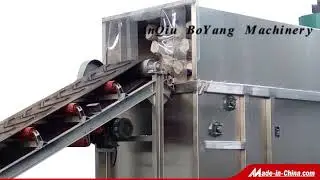 Boyang 10-50kg bag unloader machine , bag breaker machine ,opening bag machine