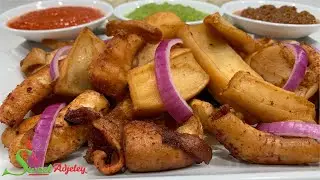 Ghana&rsquo;s Favorite Street Food - Cutting & Cooking GIANT CUTTLEFISH Prepared The Ghanaian Way Octopus