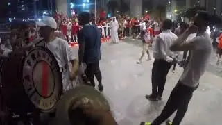 La Franja Oriente Perú - Banderazo hotel selección previo repechaje Perú vs Australia 13/06/22