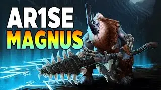 Dota 2 - The Best Magnus In The World - Ar1se Ranked Match Gameplay