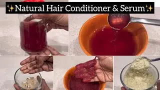 Homemade Natural Hair serum and Hair conditioner For Silky & Shiny Hair | USA Tamil vlog |wow varuni