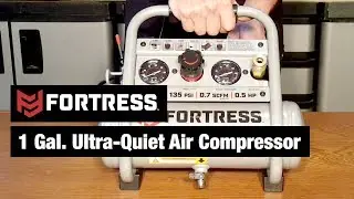 Fortress 1 Gal.  Ultra Quiet Air Compressor