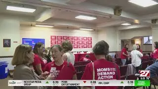 Moms Demand Action hold event discussing the dangers of firearms and suicide