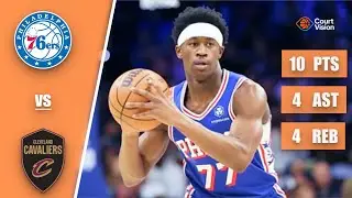 VJ Edgecombe - 10 Points, 4 Assists, 4 Rebounds vs Cavaliers - 2025-26 Regular Season