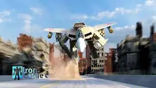 Macross: Guardian mode walking or gerwalking? #macross #robotech #robot