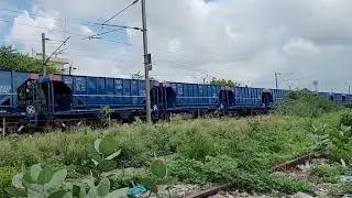e1571 डेडिकेटेड फ्रेट कॉरिडोर| WAG  7 special Freight मालगाड़ी क्रॉसिंग इंडियन रेलवे ट्रेन| दिल्ली ह