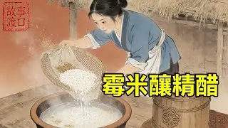 小寡婦分家只落得村口枯井與半袋霉米，她不忍糟蹋，取井水淘淨霉米釀醋，酸香飄十里引百鳥爭食，鳥雀竟叼來谷種報恩，荒地三月變金浪滾滾！【故事渡口】#善有善報 #民間故事 #故事分享
