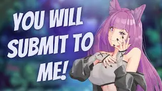 Alpha wolf  girl pounces on you and makes you submit [F4A] [ASMR] [Hairplay] [Protective]