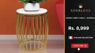 Royaloak | Randy Side Table - Marble