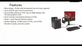 Lenovo Legion C730 / C530 cube Gaming Desktop Disassembly / Replace the parts