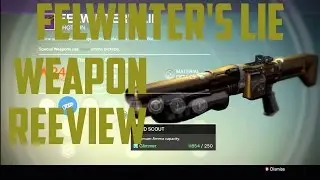 Iron Banner Weapon Review: Felwinter's Lie ! Amazing Legendary Shotgun Destiny Gameplay