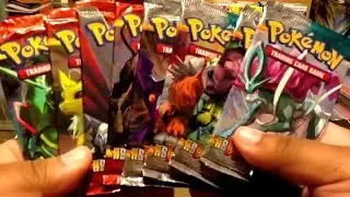 Opening 4 Pokemon HS Unleashed Packs (Surprising!)