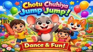 Chotu Chuhiya Jump Jump 🐭💃 | Fun Kids Dance Song | 3D Cartoon Rhymes | Kidoo Katha Hindi Worlds
