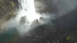 World of Waterfalls: Haifoss and Granni with Rainbow