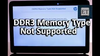 Тип памяти DDR3 не поддерживается
