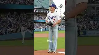 Taehyung's first pitch 🤩🤩ll #bts #taehyung #vbts #kpop #btsarmy #army #trending #shorts #taetae